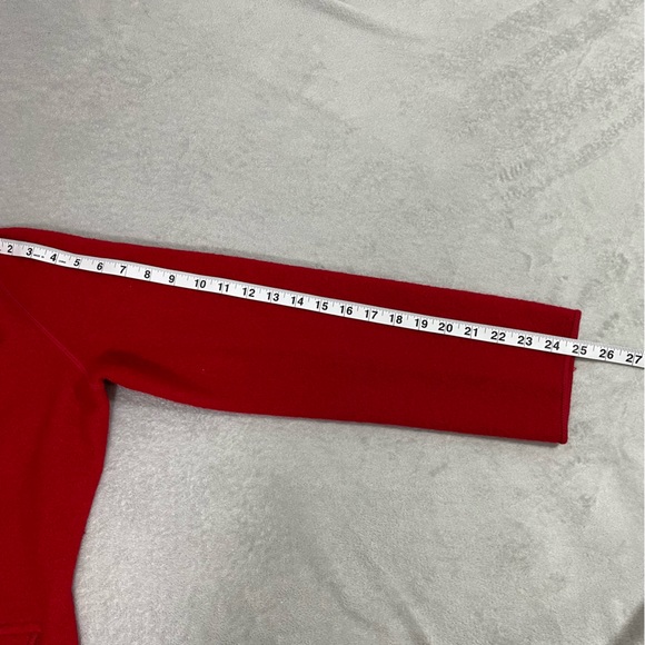 - NWT Lands End Red Wool Button blazer. - Picture 11 of 14